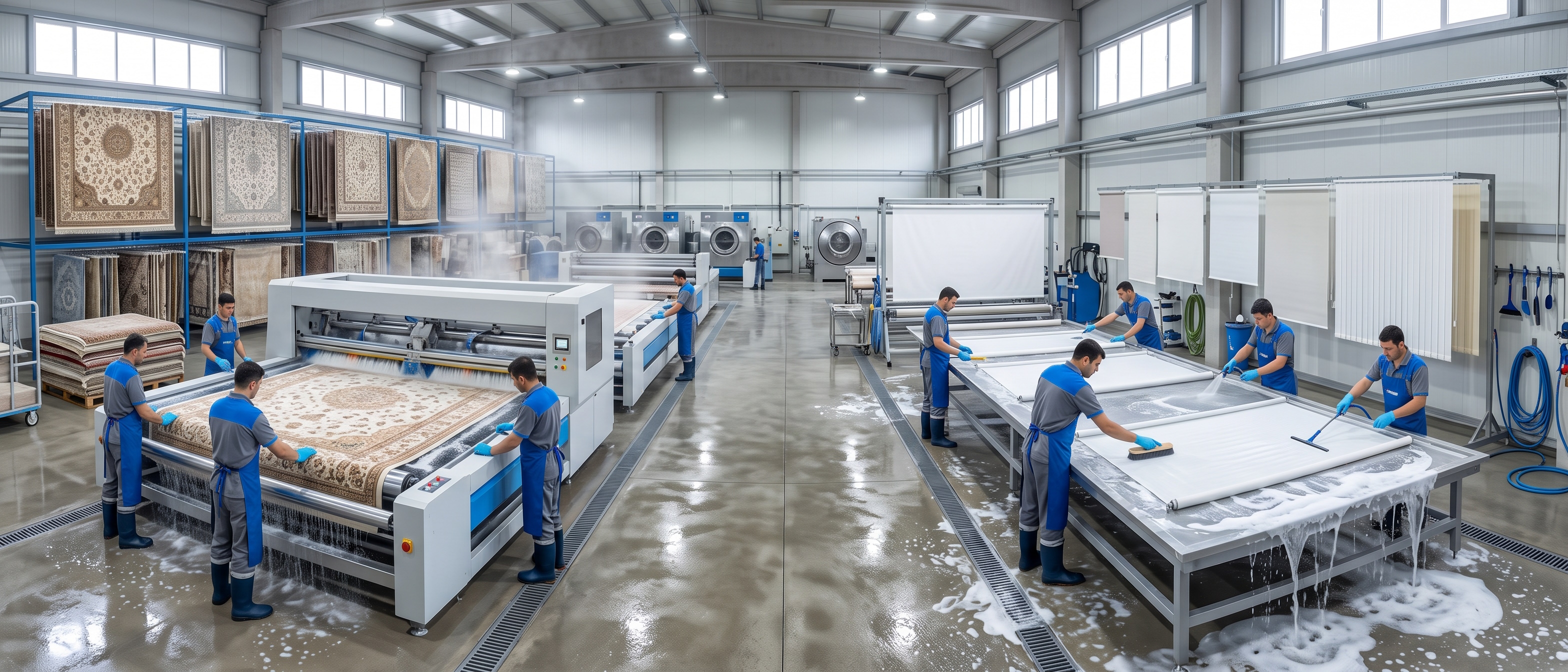Bursa halı yıkama fabrikası